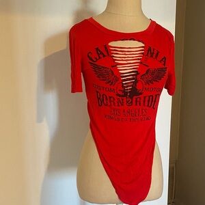 Windsor Red Born to Ride Women's Tee